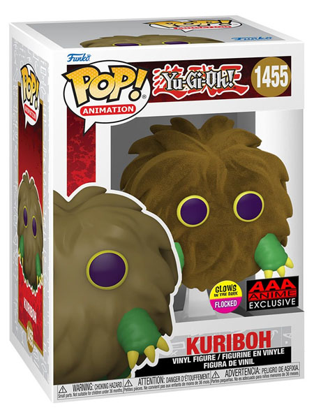 Funko POP #1455 Yu-Gi-Oh! Kuriboh Glow and Flocked Exclusive Figure